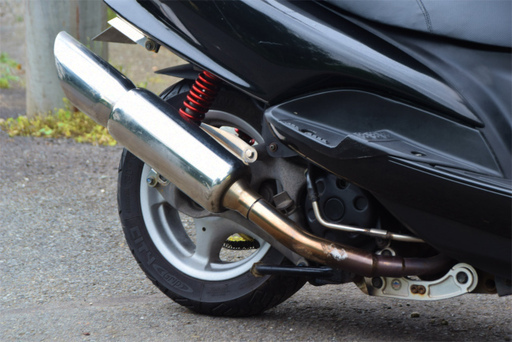 ☆マジェスティ125★フロントマスク☆社外マフラー★ローダウン☆バーハン★☆下取り全国配送も可能です☆彡 ☆マジェスティ125☆フロントマスク☆社外マフラー☆ローダウン