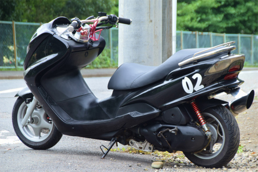 ☆マジェスティ125★フロントマスク☆社外マフラー★ローダウン☆バーハン★☆下取り全国配送も可能です☆彡 ☆マジェスティ125☆フロントマスク☆社外マフラー☆ローダウン