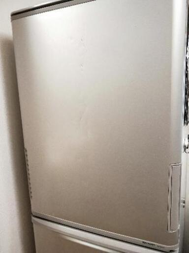 譲渡先確定済】SHARP 冷蔵庫 3ドア 350L SJ-WA35X 13年製