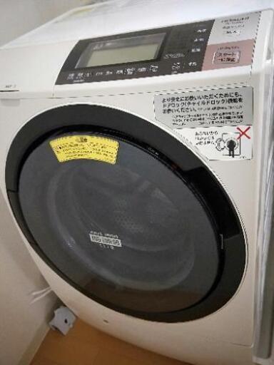 【譲渡先確定済】日立 ドラム式洗濯機 BD-S8800L 37L 2016年製