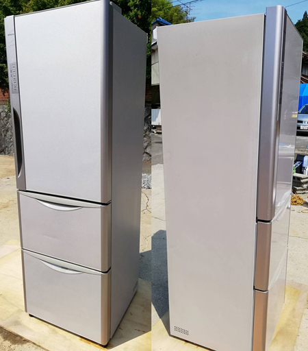 日立　冷蔵庫　R-K370FV　2015年製　購入時平均相場11万
