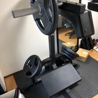 パワーテック　レバレッジスクワット POWERTEC(パワーテック) レバレッジスクワット&カーフ ブラック