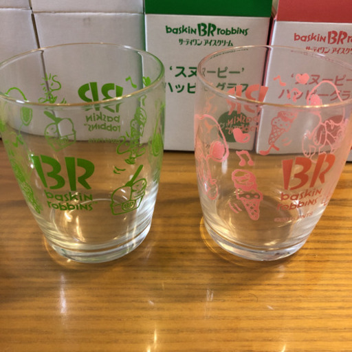 グラス 5個セット 未使用 スヌーピー サーティワン他 Masa 新飯塚の食器 コップ グラス の中古あげます 譲ります ジモティーで不用品の処分