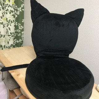 黒猫型座椅子 お譲りします。