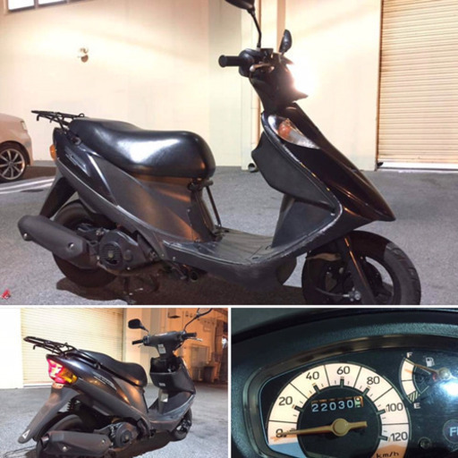 アドレスv125G k7 黒 現状8万円❗️