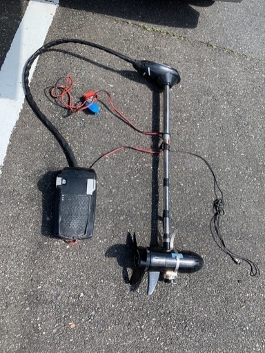 個人 モーターガイド エナジー46lb 5段変速 マウントセット おまけ付き
