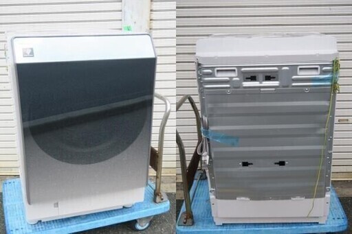 549★訳あり、新品★SHARP ドラム式洗濯乾燥機 11kg  ES-W111-SL 2019年 保証付 直接引取KO