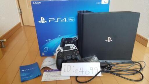 【美品】PS4 Pro 1TB Jet Black売ります！