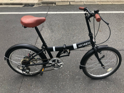 極上品！20インチ折り畳み 6段変速 チェーン新品！