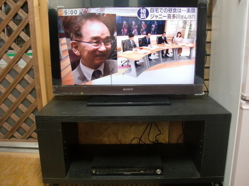 ソニー 32V型 液晶テレビ ブラビア KDL-32EX300　パイオニアＤＶＤプレーヤ－ＤＶ-220Ｖ　2点セット　中川区