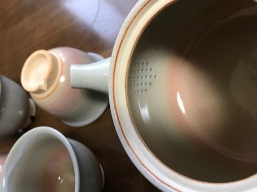 萩焼　天鵬山茶器セット新品