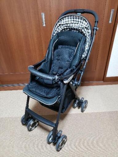 未使用 ラクイード Wドッチモ ブラックGoodbabyベビーカー
