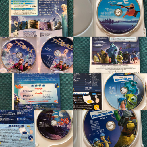 モンスターズインク ニモ アナと雪の女王 トイストーリーdvdセット ともこ 田町のdvd ブルーレイ その他 の中古あげます 譲ります ジモティーで不用品の処分