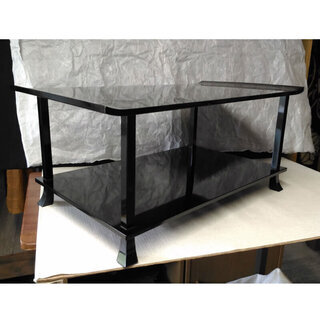 c146 木製 漆塗 冠卓 香炉台 飾り台 木箱入り