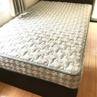 【値下げ！】セミダブルベッド | 大収納引き出し | ホテル専用マットレス付き｜保証期間内