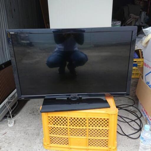 【リモコン無】HITACHI wooo 32インチ液晶テレビ中古