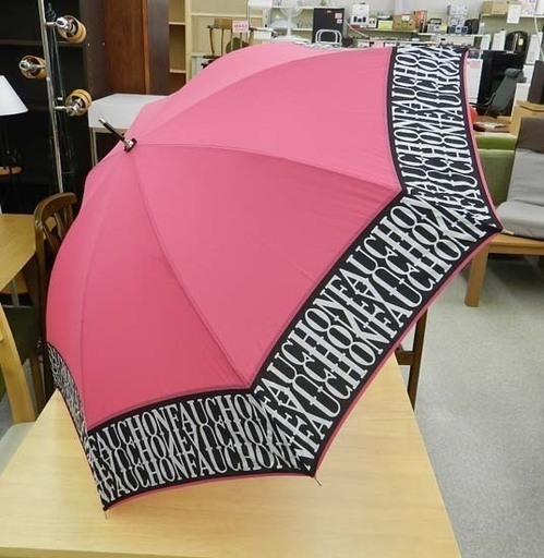 Fauchon フォション 長傘 ピンク ブラック 直径100cm 可愛い オシャレ Paypay ペイペイ 決済可能 札幌市 北区 モノハウス屯田店 札幌の小物 長傘 の中古 古着あげます 譲ります ジモティーで不用品の処分