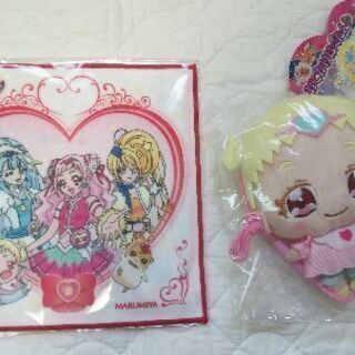 【非売品！】おでかけはぐたん　丸美屋オリジナルハンカチ　プリキュ...