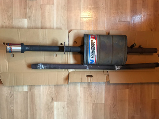 英国製 JANSPEED センター出し マフラー ジャンスピード