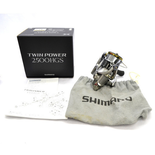 釣具　魚釣り　SHIMANO 15ツインパワー 2500HGS スピニング リール チヌ タチウオ シーバス 堤防 03368(0220301097-T) 釣具 魚釣り SHIMANO 15ツインパワー 2500HGS スピニング リール チヌ