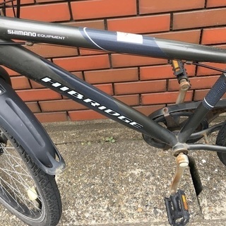 【chariyoshy出品】Shimano Hibridge 26インチ 6段ギア付き オートライトあり chariyoshy出品】Shimano Hibridge 26インチ 6段ギア付き オートライトあり
