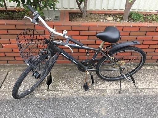 【chariyoshy出品】Shimano Hibridge 26インチ 6段ギア付き オートライトあり
