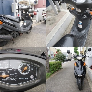 埼玉川口発！スズキ アドレスV100 ガンメタ 程度良好 即引渡し可能