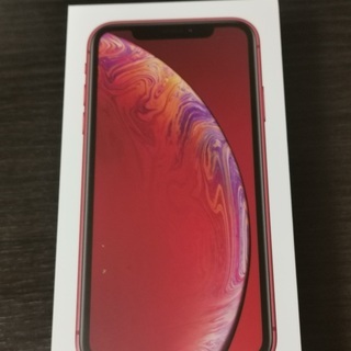 値下げ！☆新品未使用☆iPhone XR 128GB レッド S...