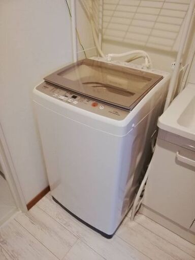 【未使用】アクアインバータ洗濯機7キロ
