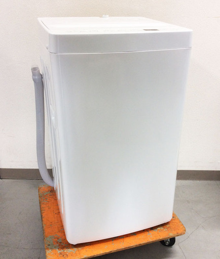アマダナ 全自動洗濯機 4.5㎏ 2018年製 ホワイト AT-WM45B 美品 ハイアール