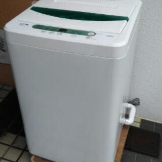 美品【広島市設置無料】YWM-T45A1W(W)　　全自動電気洗...