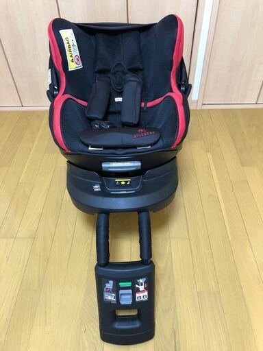 エールベベ クルット 3i グランス シグナルレッド チャイルドシート