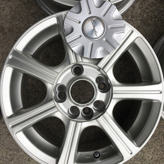 15インチ、アルミホイール4本セット、マルチ、PCD114.3