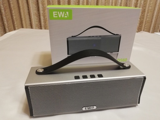 EWA D560 Bluetooth スピーカー  ワイヤレス  ポータブル 迫力ある低音 【20W出力/12時間連続再生/ DSP技術/マイク内蔵】