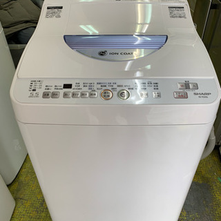 洗濯機 シャープ 1～2人用 5.5㎏洗い ES-TG55L-A...