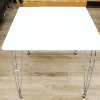 J07122)【美品】ニトリ NITORI クーボ2 食卓テーブル イス2脚 3点セット 2