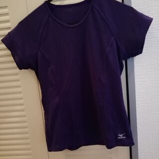 MIZUNO　紫Tシャツ　Mサイズ