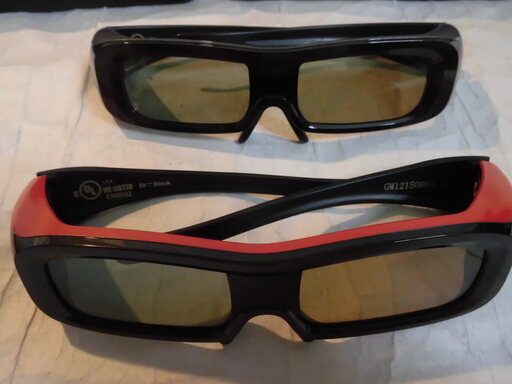 【動作未確認】中古 Panasonic パナソニック VIERA ビエラ 3Dメガネ グラスTY-EW3D2S TY-EW3D2M