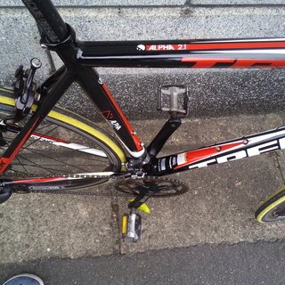 TREK alpha2.1 アルミフレーム 560㎜換算 部品取りに