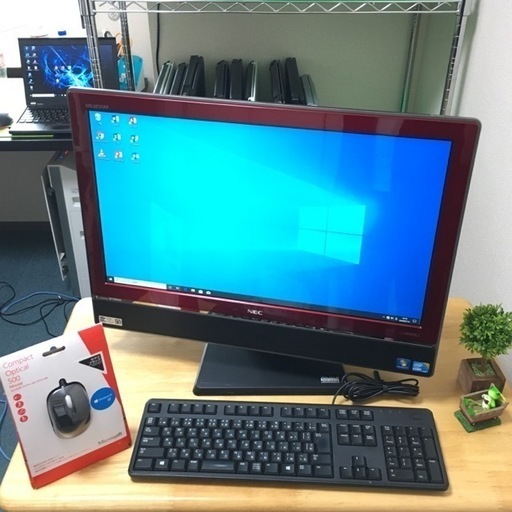 NEC  Corei5 メモリ4GB HDD1TB office2019 Windows10 Blu-ray Wi-Fi 23型一体型パソコン