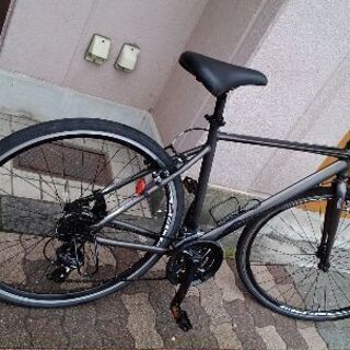 美品☆PRECISION SPORT 700cクロスバイク アルミ/21speed/ガンメタの 
