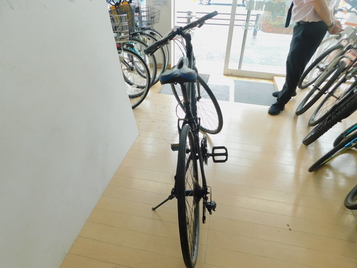 【エコプラス小倉南店】 MARIN クロスバイク 黒　3×8速 中古車☆スタッフ向井おすすめ FJ156 エコプラス小倉南店】 MARIN クロスバイク 黒 3×8速 中古車☆スタッフ