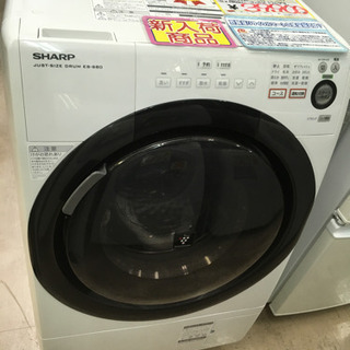 福岡 早良区 原 SHARP 6.0kgドラム式洗濯乾燥機