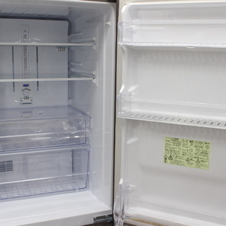 R162)SHARP SJ-PD27C-T 2016年製[冷蔵庫 （271L・右開き） 2ドア ブラウン系]シャープ