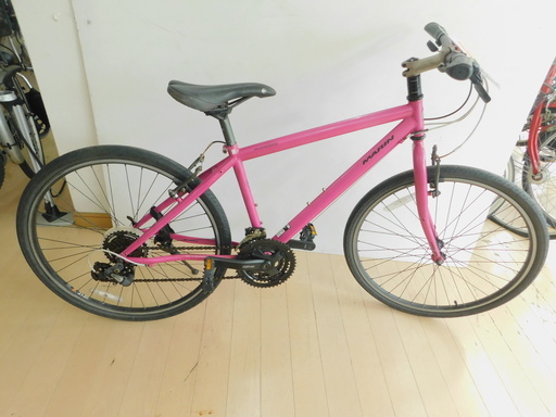 【エコプラス小倉南店】MARIN クロスバイク ピンク 3×7速  26インチ 中古車☆スタッフ向井おすすめ CJ106