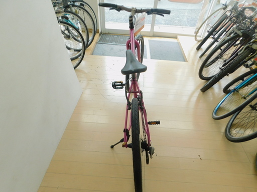 【エコプラス小倉南店】MARIN クロスバイク ピンク 3×7速  26インチ 中古車☆スタッフ向井おすすめ CJ106 エコプラス小倉南店】MARIN クロスバイク ピンク 3×7速 26インチ 中古