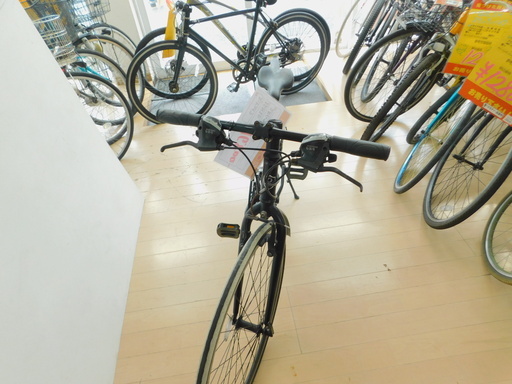 【エコプラス小倉南店】IGNIO ロードバイク 黒　3×8速 28インチ 中古車☆スタッフ向井おすすめ CA610 エコプラス小倉南店】IGNIO ロードバイク 黒 3×8速 28インチ 中古車