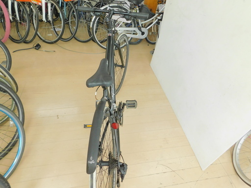 【エコプラス小倉南店】IGNIO ロードバイク 黒　3×8速 28インチ 中古車☆スタッフ向井おすすめ CA610 エコプラス小倉南店】IGNIO ロードバイク 黒 3×8速 28インチ 中古車