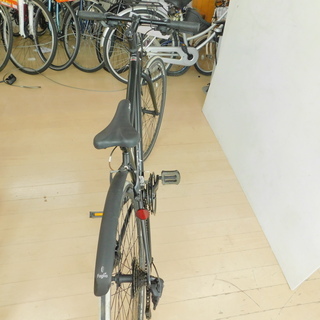 エコプラス小倉南店】IGNIO ロードバイク 黒 3×8速 28インチ 中古車