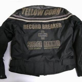 YELLOW CORN ライダースジャケット（Lサイズ、レザー、中古未使用品）